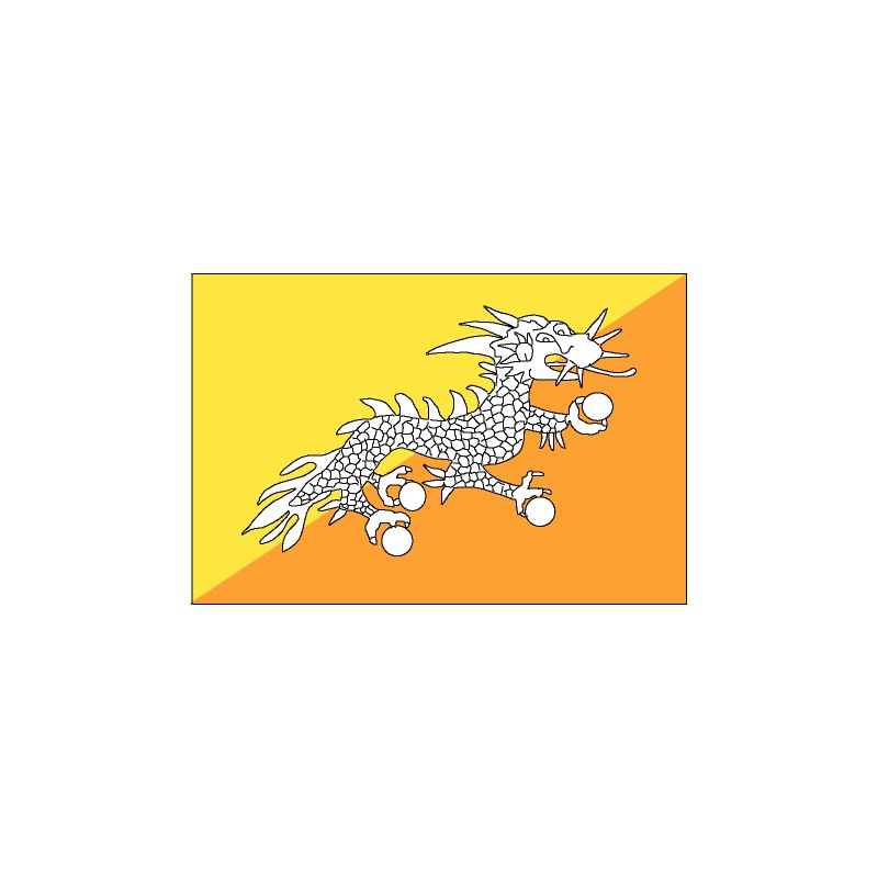 Nationalfahne Bhutan Fahne kaufen